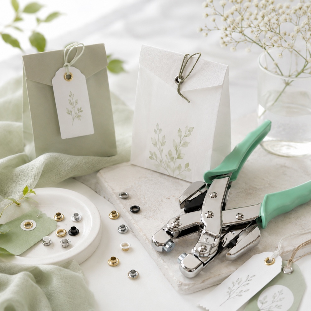 Sewing Kit - Perangkat Alat Grommet, Tang Pembuat Lubang