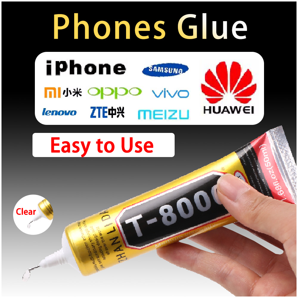 Fabric Glue Bond - Lem Perekat Presisi T8000 untuk Perhiasan,