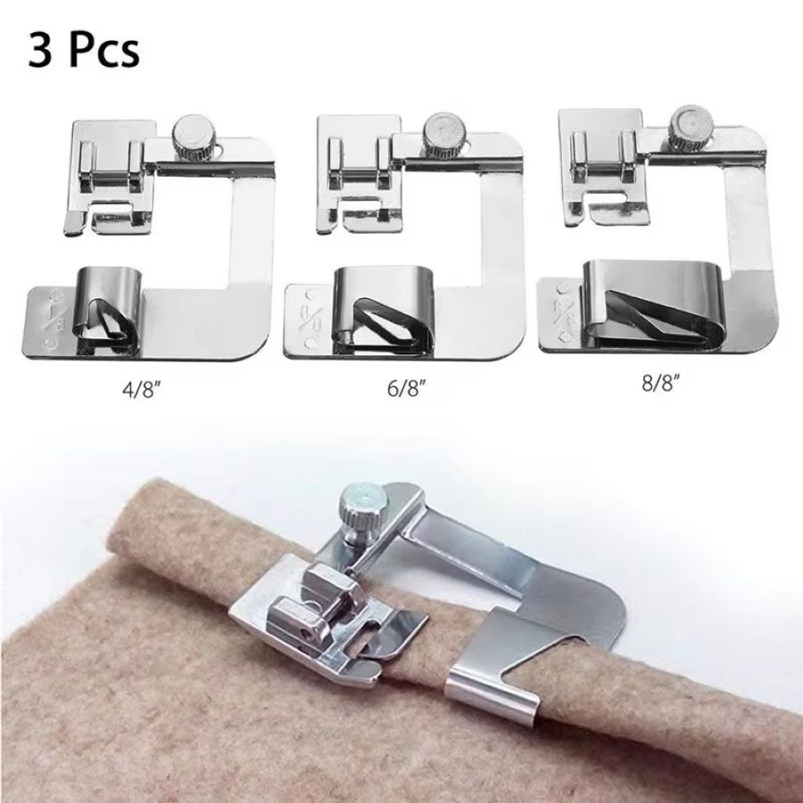 Sewing Roll - 1PCS-3PCS 13/19/25mm Alat Penekan Kaki Mesin