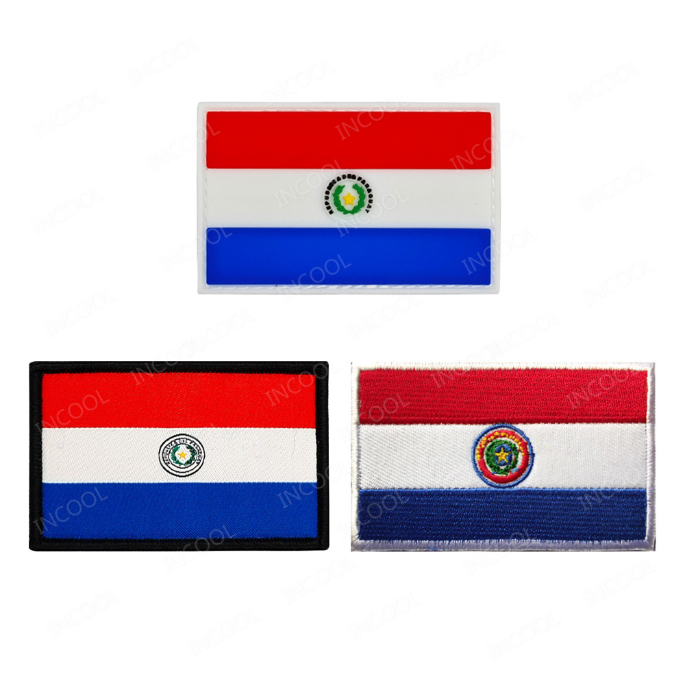 Velcro Sew On - 2000bendera bordir tambalan karet PVC tambalan