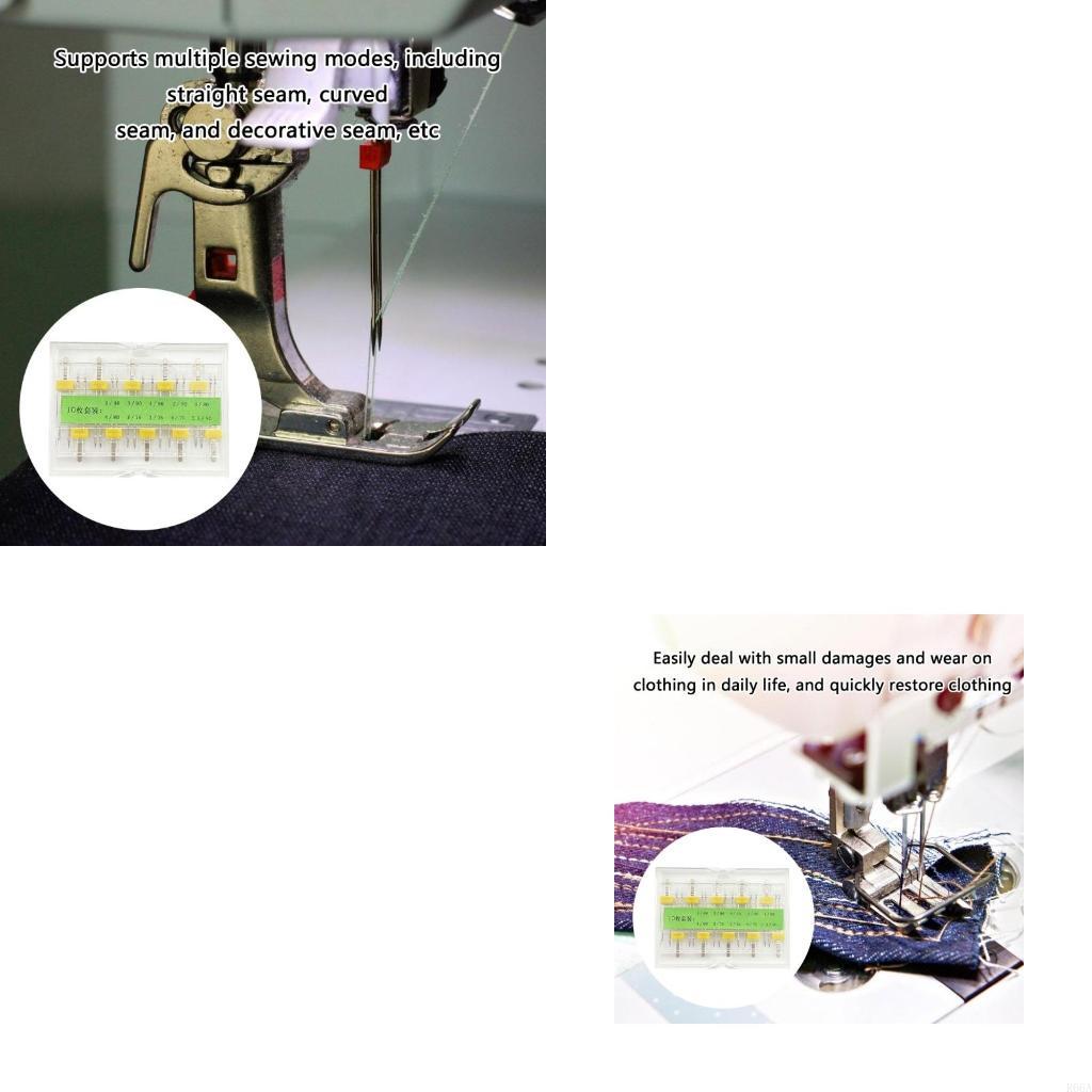 Twin Needle Stretch - R66A 10 Buah Jarum Mesin Jahit