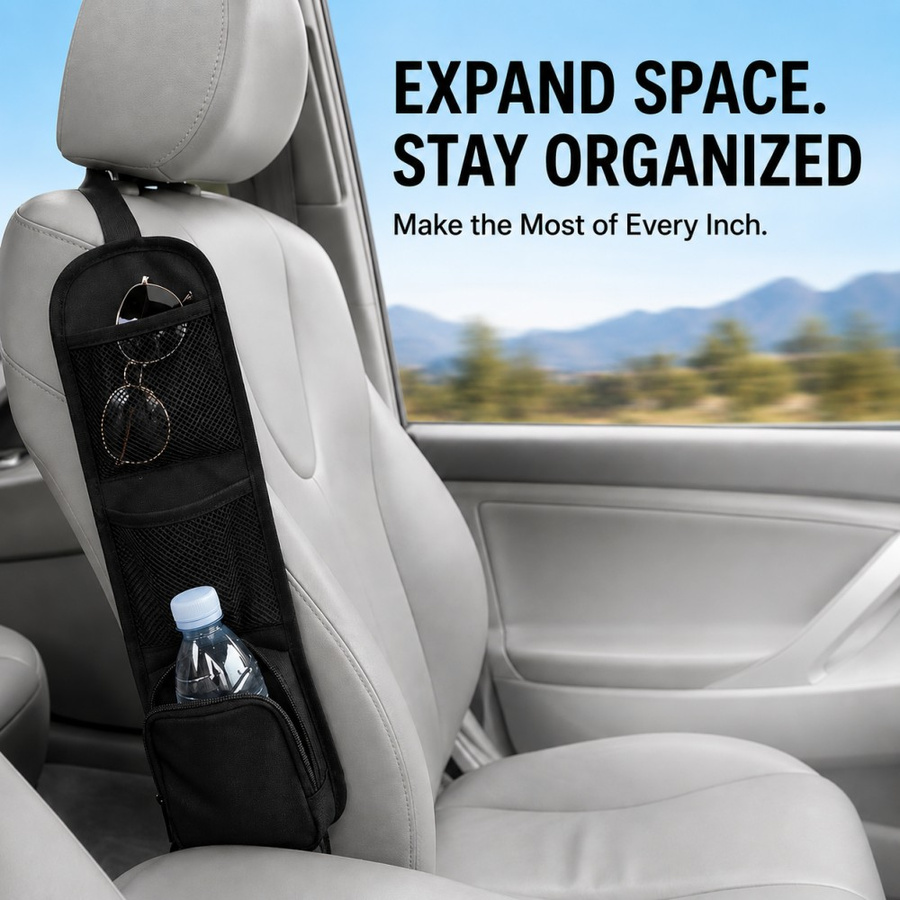 Elastic Waistband Roll - Tas Organizer Gantung Samping Kursi Mobil