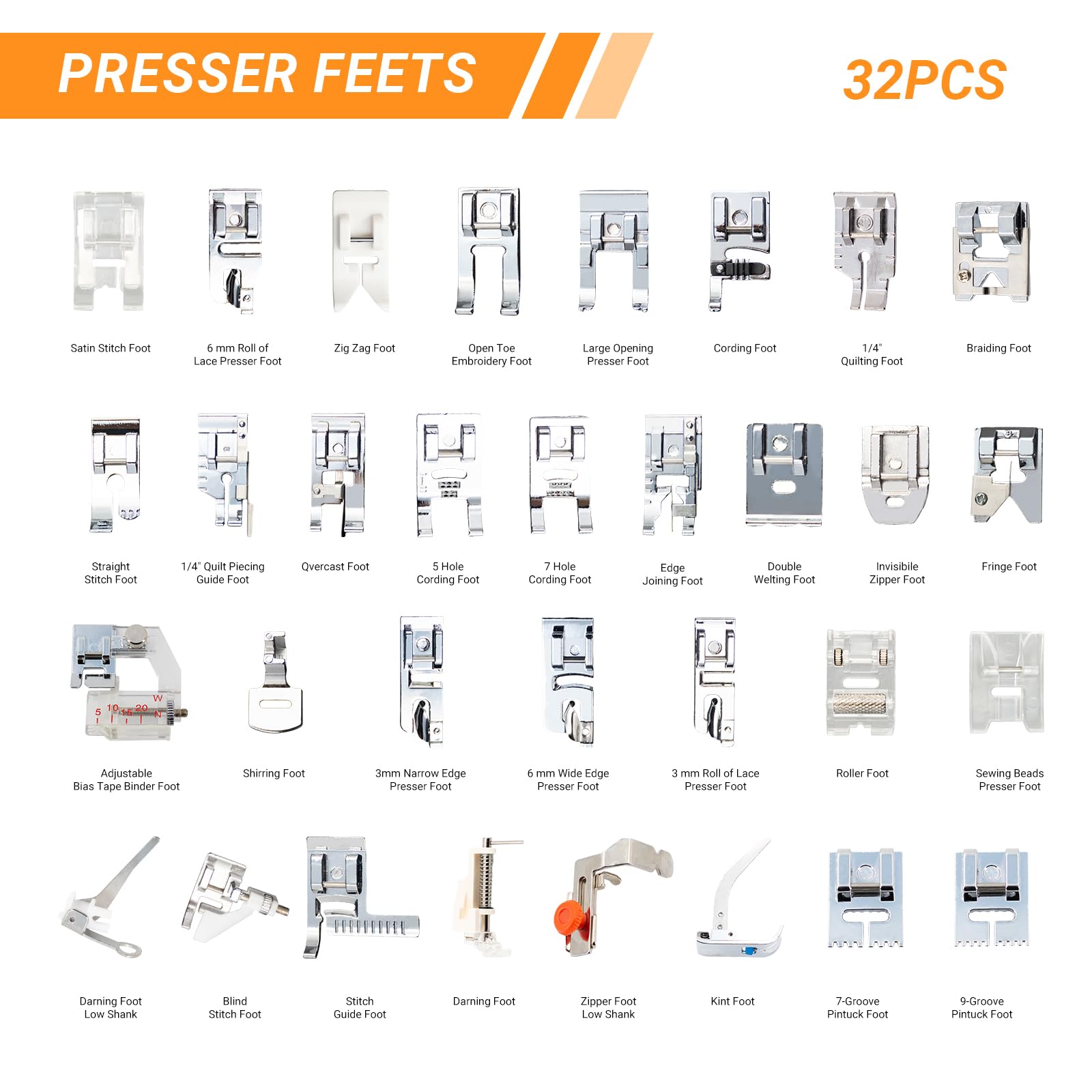 Sewing Kit - 32 in 1 Kit Kaki Penekan