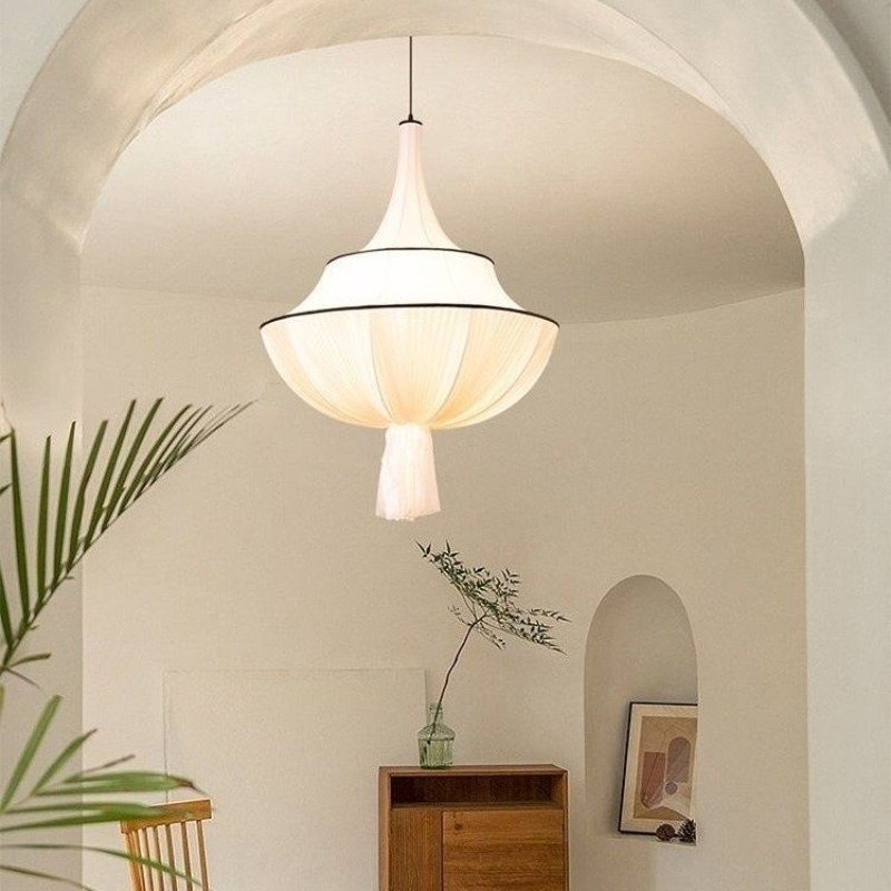 Century Textile & Sewing Supply Saskatoon Sk - Lampu Gantung LED Kain Seni Desain