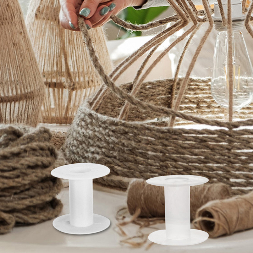 Thread Bobbins Empty - 15 buah gulungan kawat plastik kosong