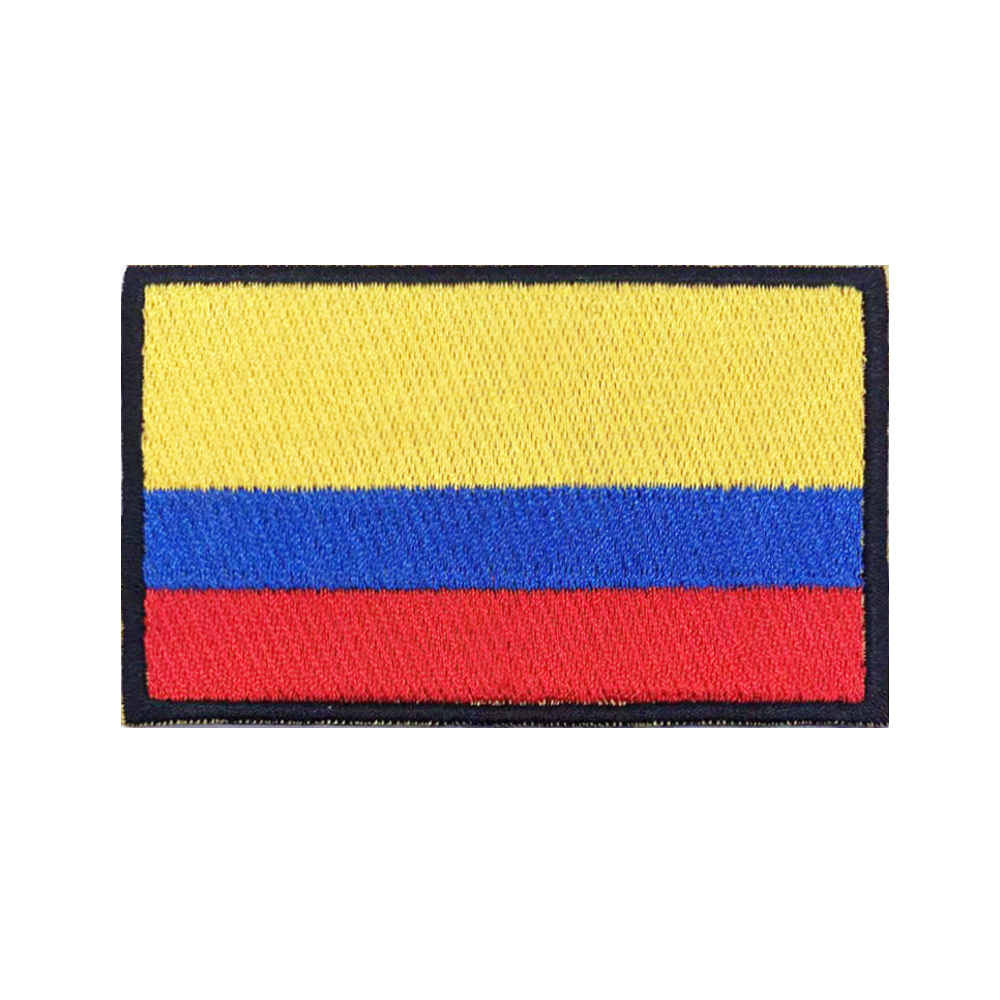 Velcro Sew On - Kolombia bendera Patch Armband bordir Patch