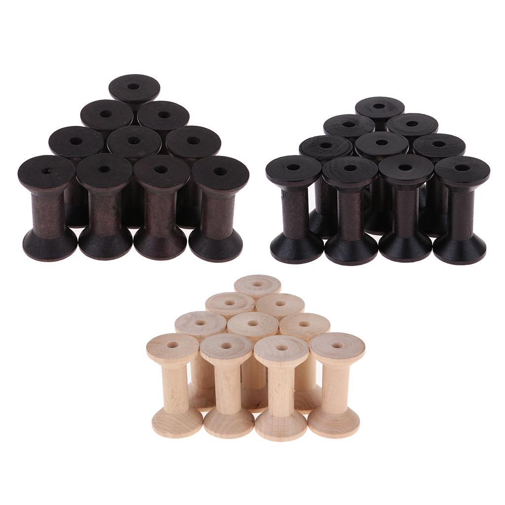 Thread Bobbins Empty - Gulungan Kain Kosong Berbahan Kayu, Aksesori