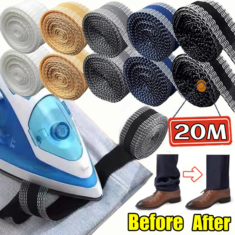 Interfacing Iron On - Pita perekat kain DIY 1-20M untuk