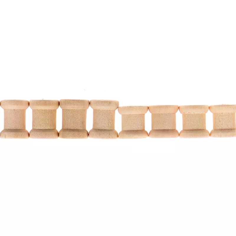 Thread Bobbins Empty - 100 buah Gulungan Benang Kayu Kosong,