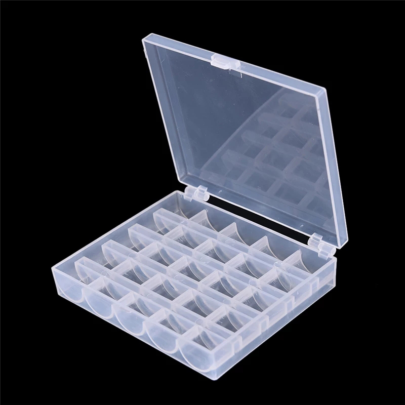 25 Gulungan Bobbin Kosong, Kot - Bobbin Organizer Box ulasan dan harga