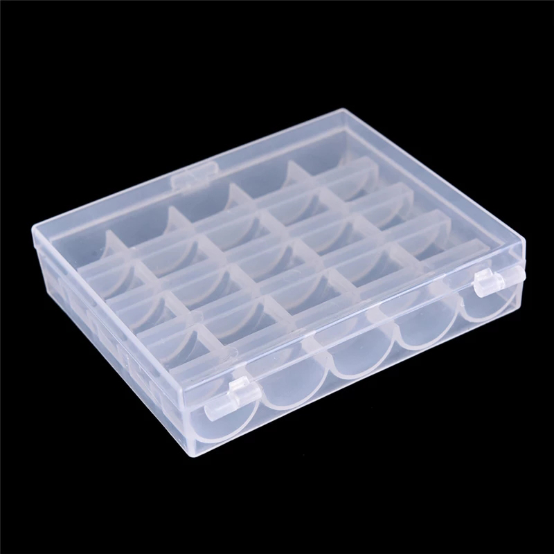 25 Gulungan Bobbin Kosong, Kot - Bobbin Organizer Box ulasan dan harga