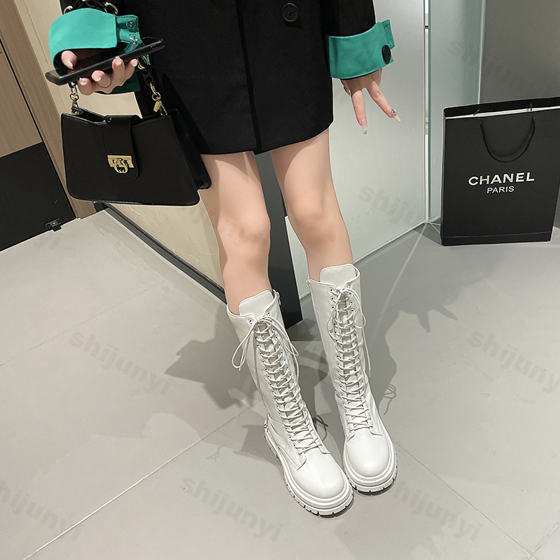 Sepatu Bot Wanita Model Knight - Sewing Garment ulasan dan harga
