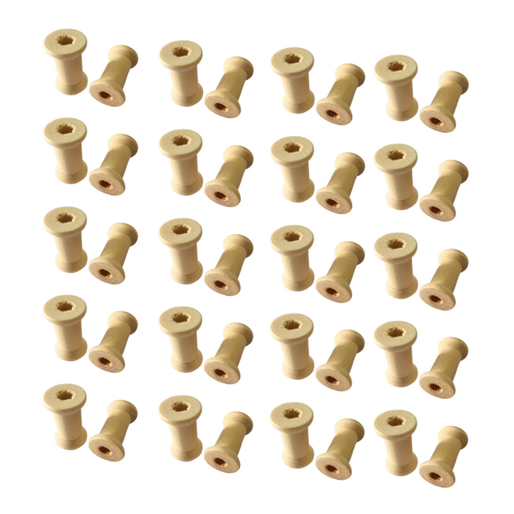 60 buah gulungan benang jahit  - Thread Bobbins Empty ulasan dan harga