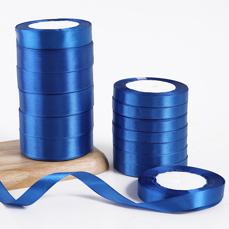 6Mm ~ 50Mm Pita Satin Biru Roy - Sewing Roll ulasan dan harga