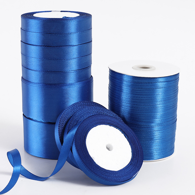 6Mm ~ 50Mm Pita Satin Biru Roy - Sewing Roll ulasan dan harga