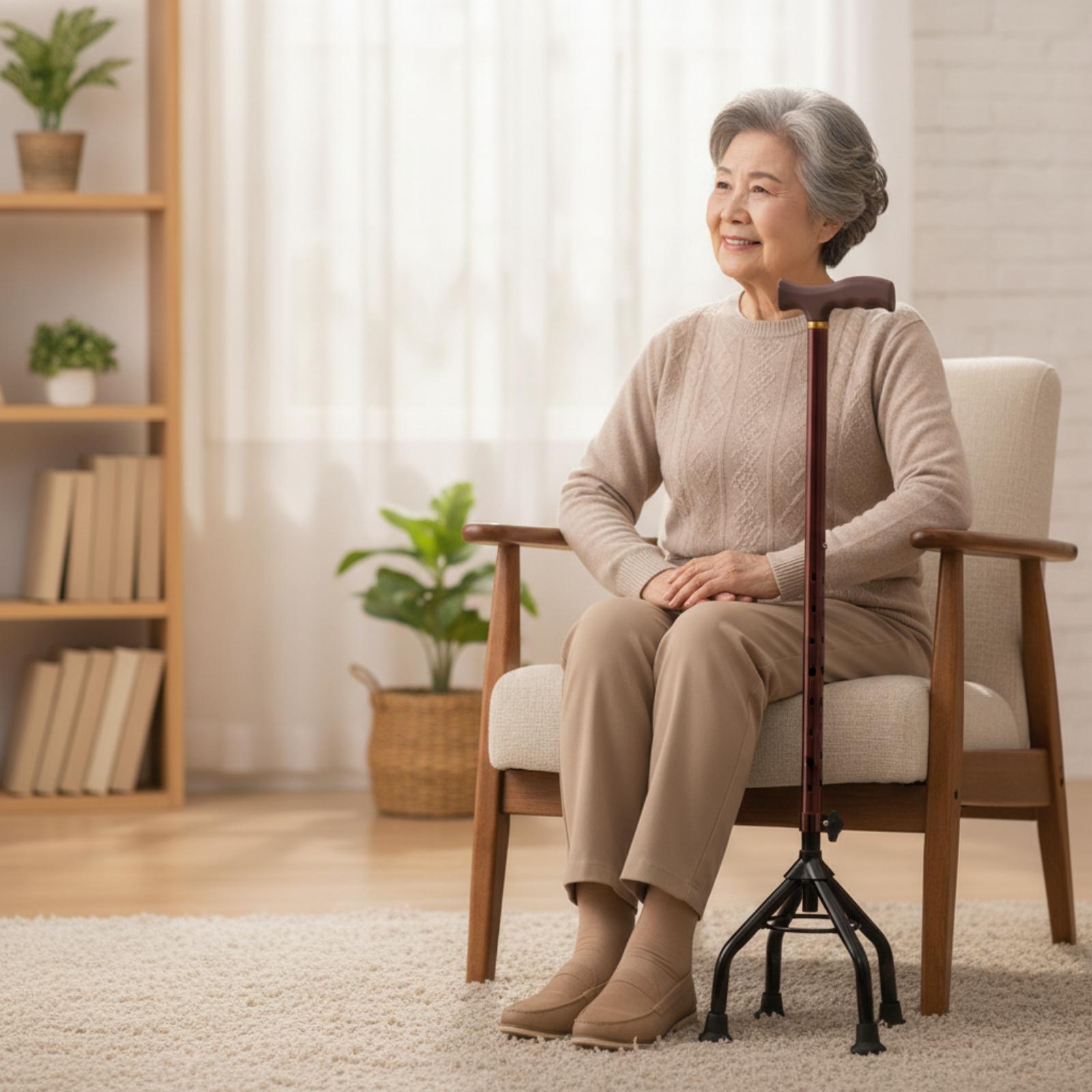 Tongkat Jalan Ergonomis yang D - Gripper Foot Walking ulasan dan harga