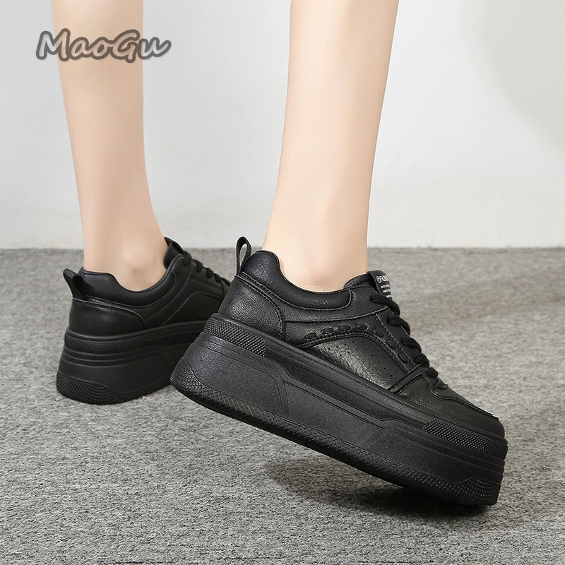 Sepatu Sneakers Putih Platform - Sewing Garment ulasan dan harga