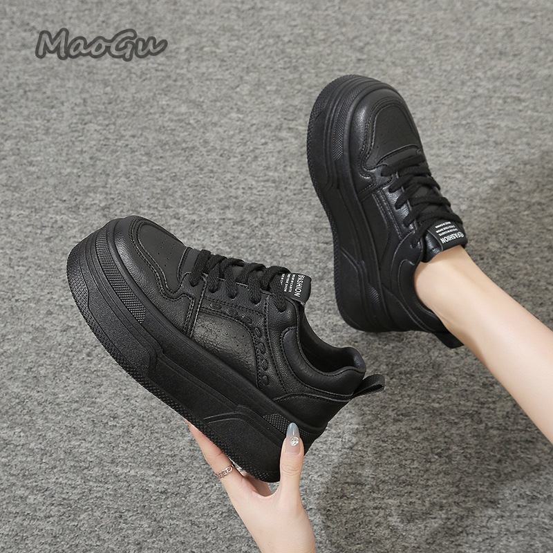 Sepatu Sneakers Putih Platform - Sewing Garment ulasan dan harga