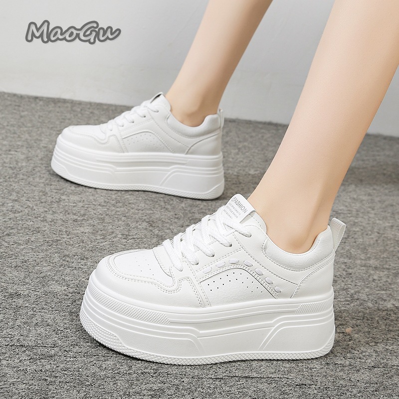 Sepatu Sneakers Putih Platform - Sewing Garment ulasan dan harga