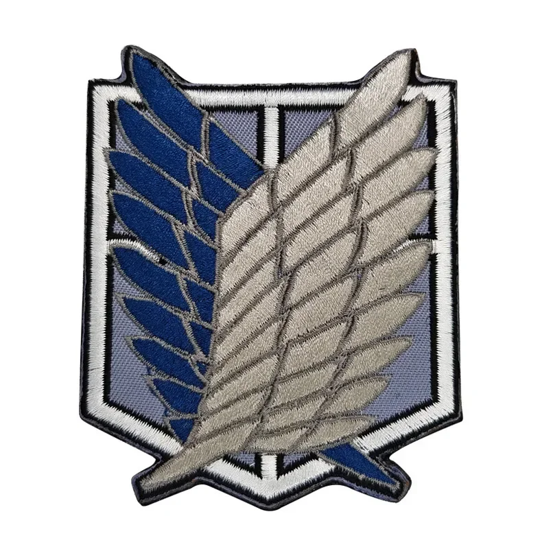 Attack on Titan Anime bordir P - Velcro Sew On ulasan dan harga