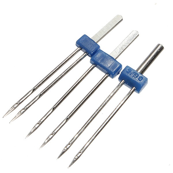 Set Jarum Jahit Kembar 2/3/4mm - Twin Needle Stretch ulasan dan harga