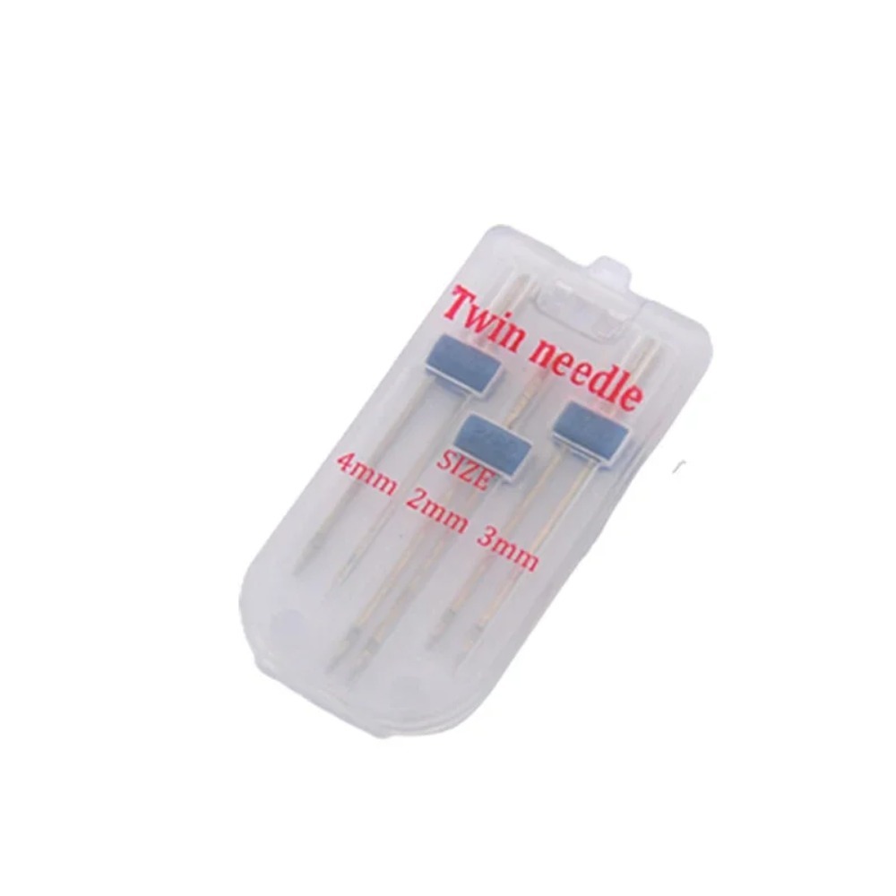 Set Jarum Jahit Kembar 2/3/4mm - Twin Needle Stretch ulasan dan harga