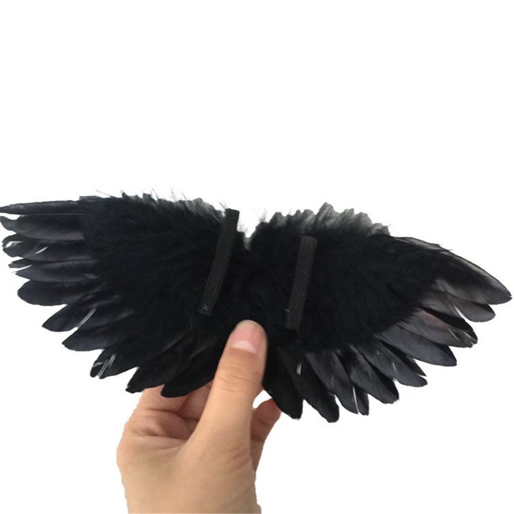Boneka 1/6 sayap malaikat bulu - Velcro Sew On ulasan dan harga