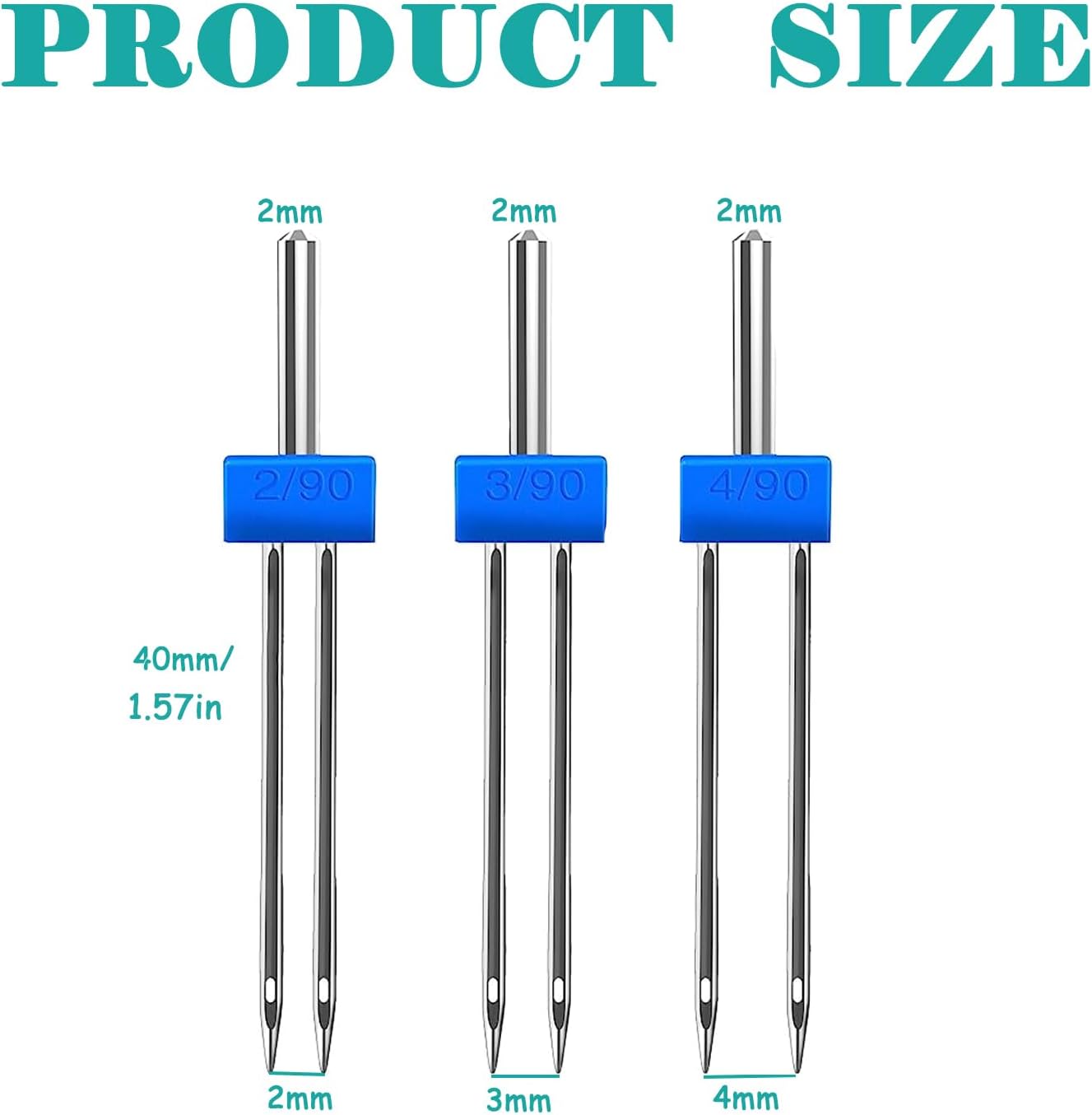 9 Buah Jarum Mesin Jahit Jarum - Twin Needle Stretch ulasan dan harga