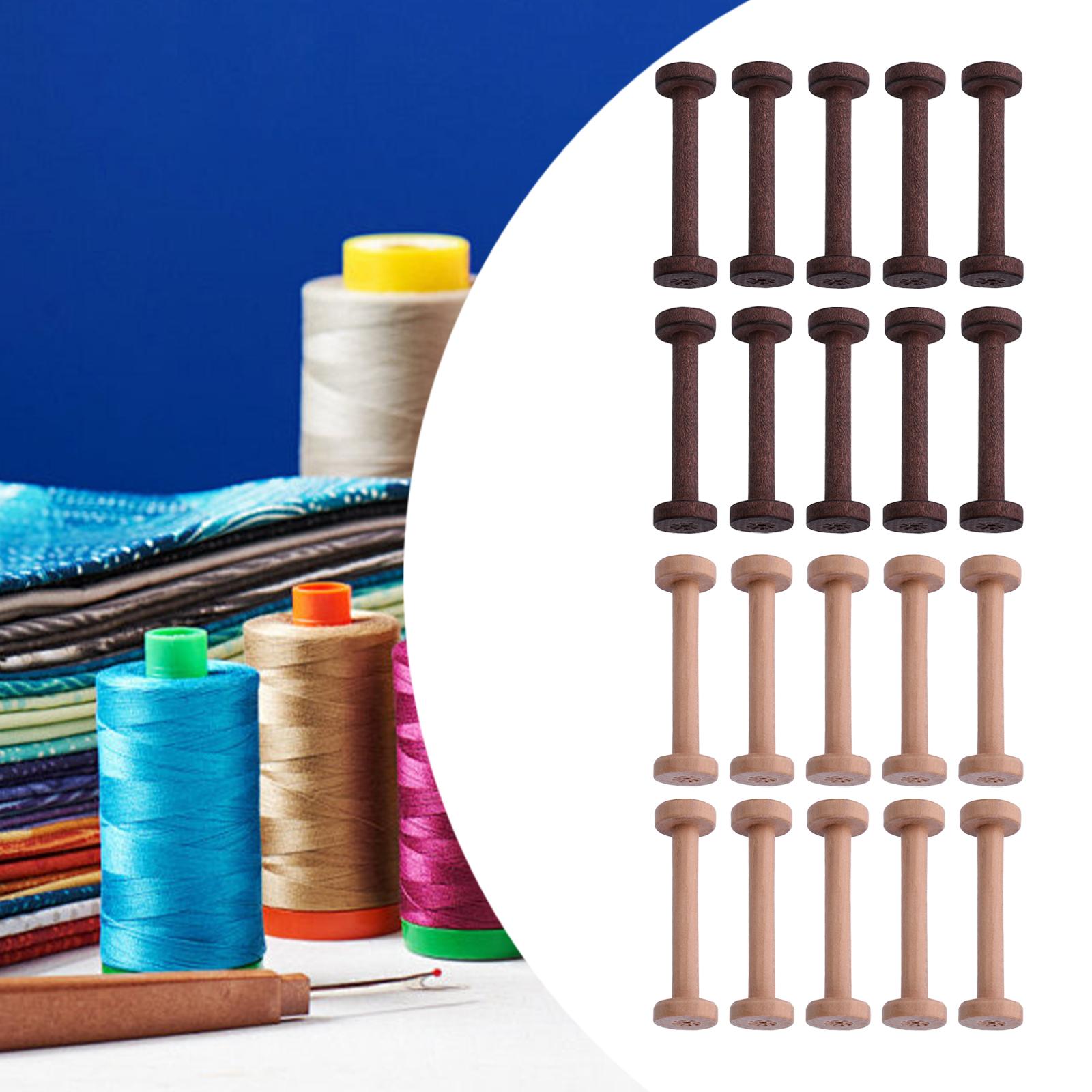 Bobbin Kayu 10pcs, Permukaan H - Thread Bobbins Empty ulasan dan harga