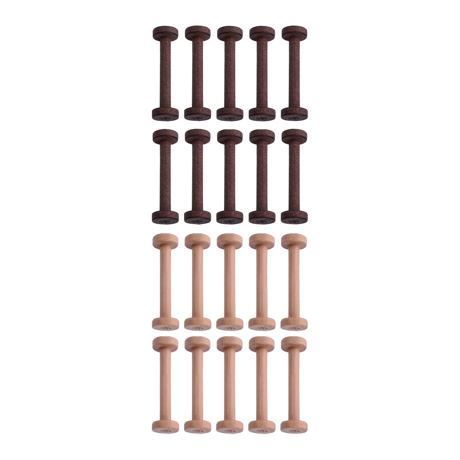 Bobbin Kayu 10pcs, Permukaan H - Thread Bobbins Empty ulasan dan harga