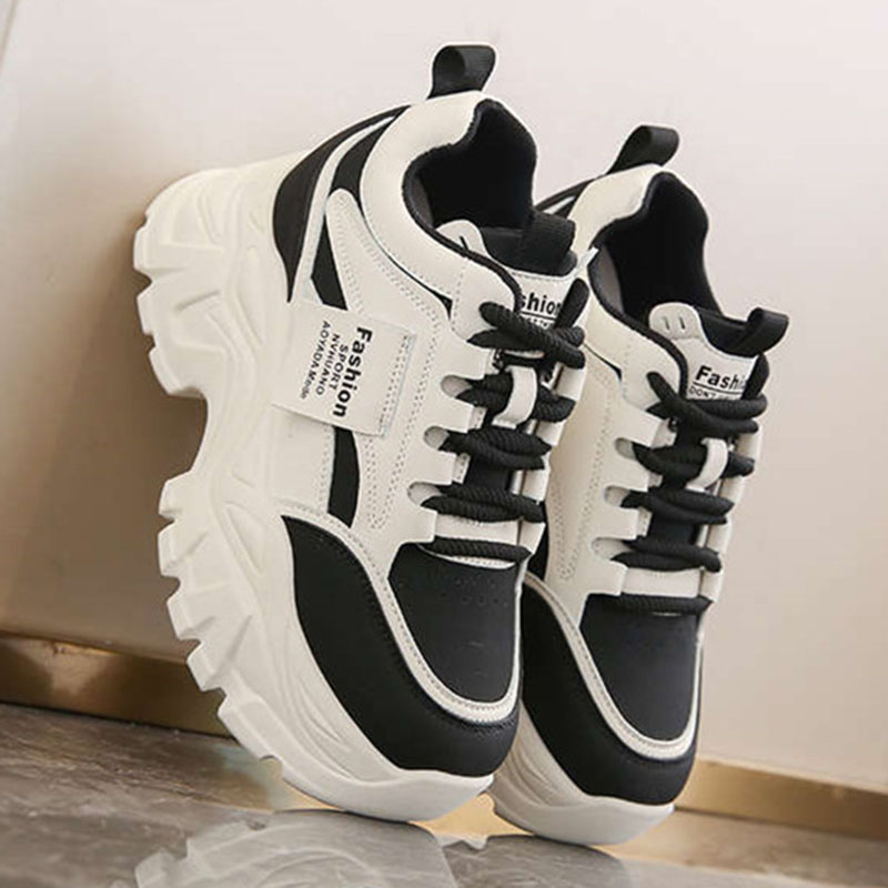 Sepatu Sneakers Platform Fashi - Sewing New ulasan dan harga