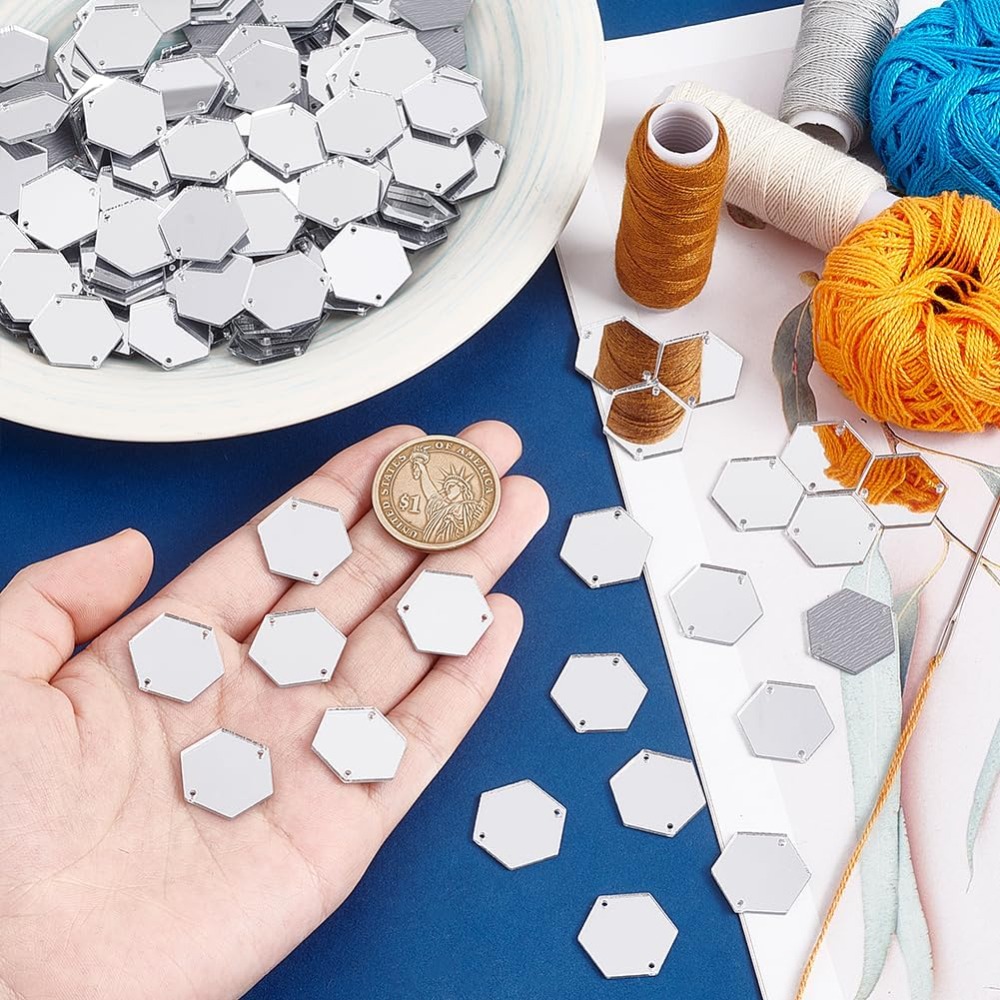 200 Buah Cermin Jahit Segi Ena - Sewing Kit ulasan dan harga
