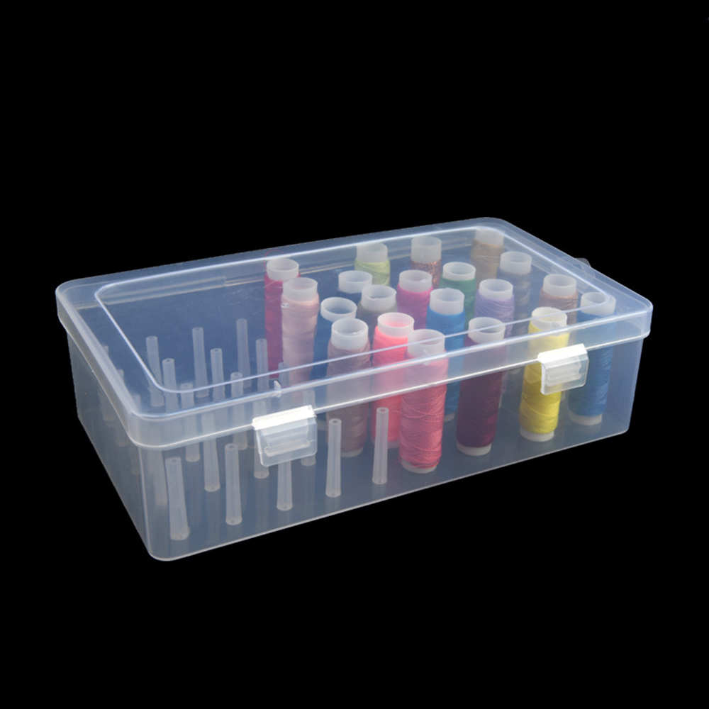 Kotak Benang Jahit Baru 42 Bua - Bobbin Organizer Box ulasan dan harga