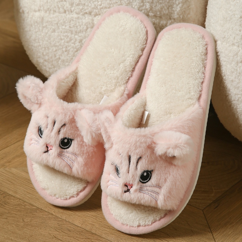 Sendal Jepit Bulu Kucing Lucu  - Sewing Garment ulasan dan harga
