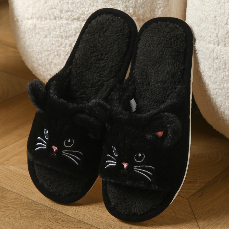 Sendal Jepit Bulu Kucing Lucu  - Sewing Garment ulasan dan harga