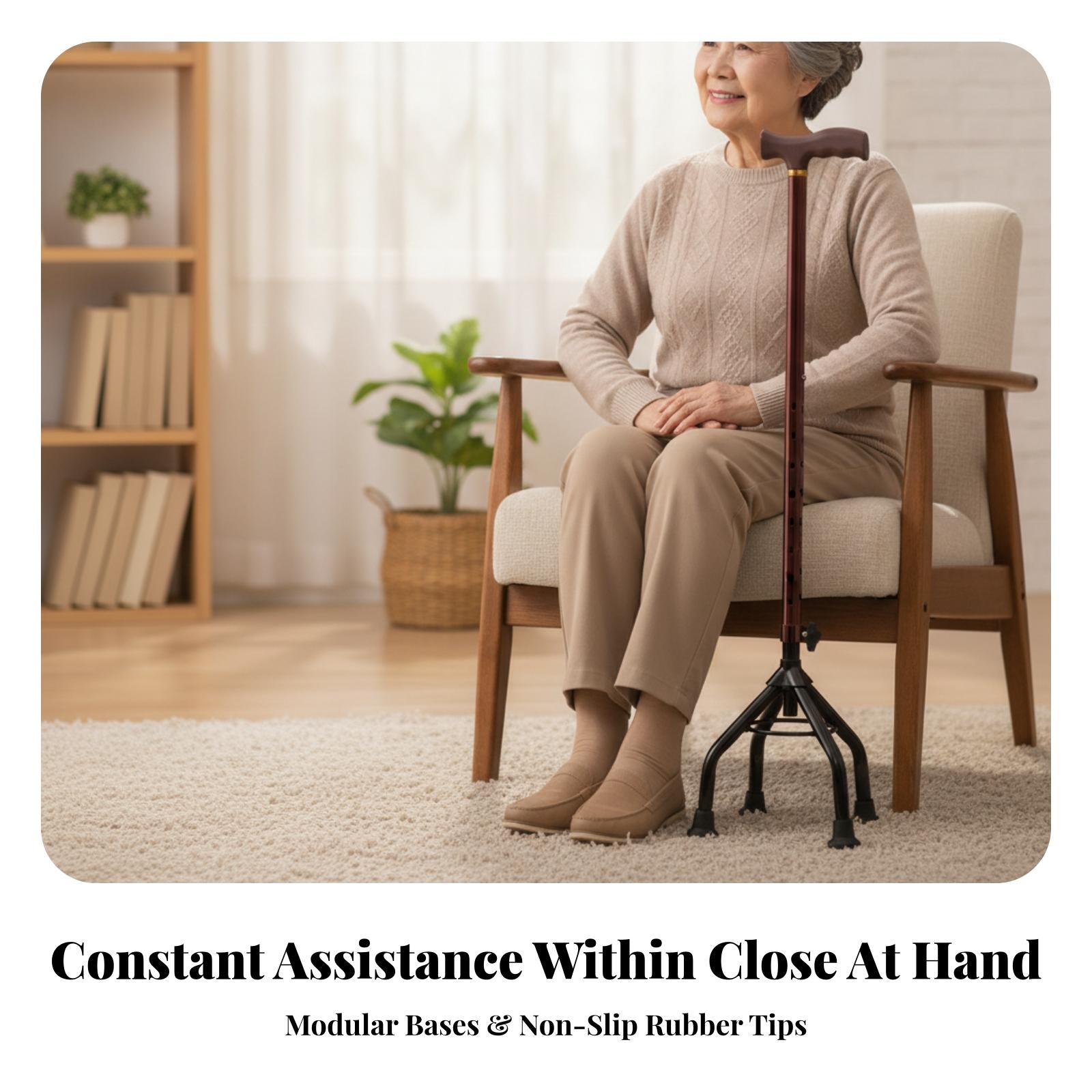 Tongkat Jalan Ergonomis yang D - Gripper Foot Walking ulasan dan harga