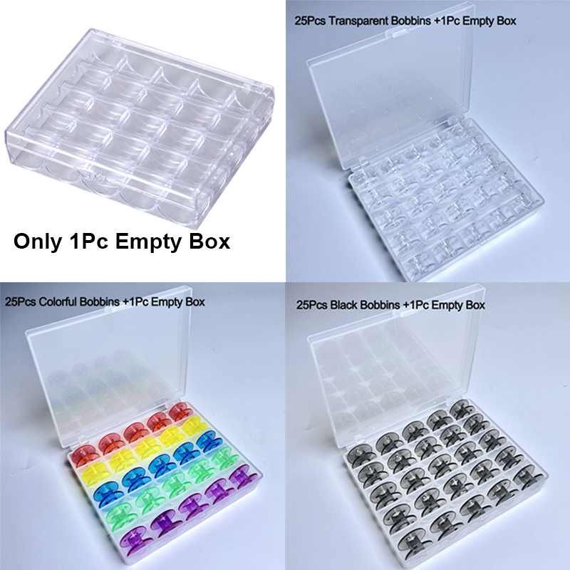 1 Buah 25 Gulungan Kotak Penyi - Bobbin Organizer Box ulasan dan harga