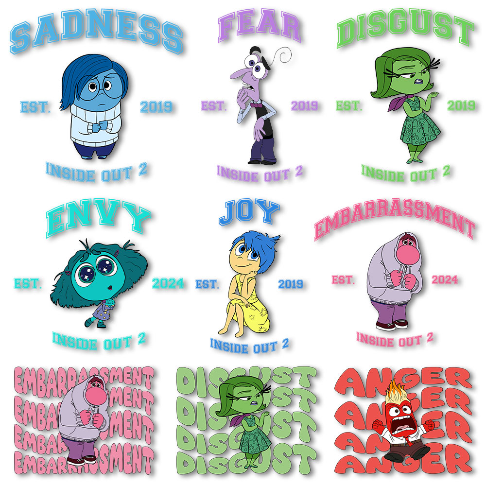 Inside Out stiker Transfer pan - Velcro Sew On ulasan dan harga