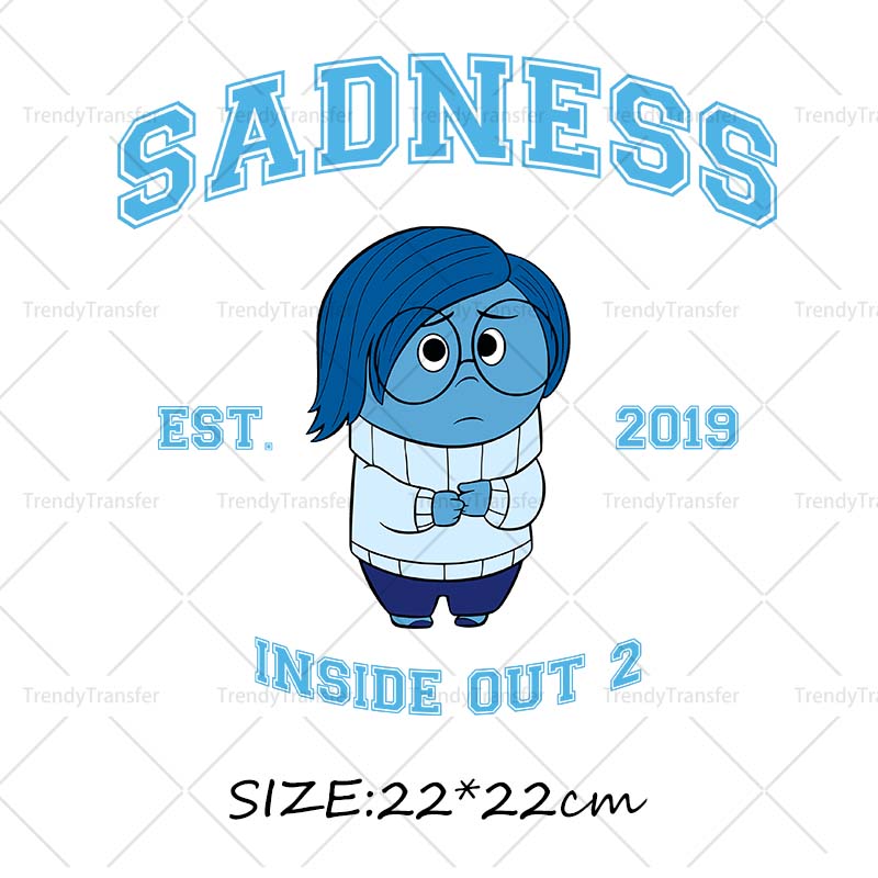 Inside Out stiker Transfer pan - Velcro Sew On ulasan dan harga