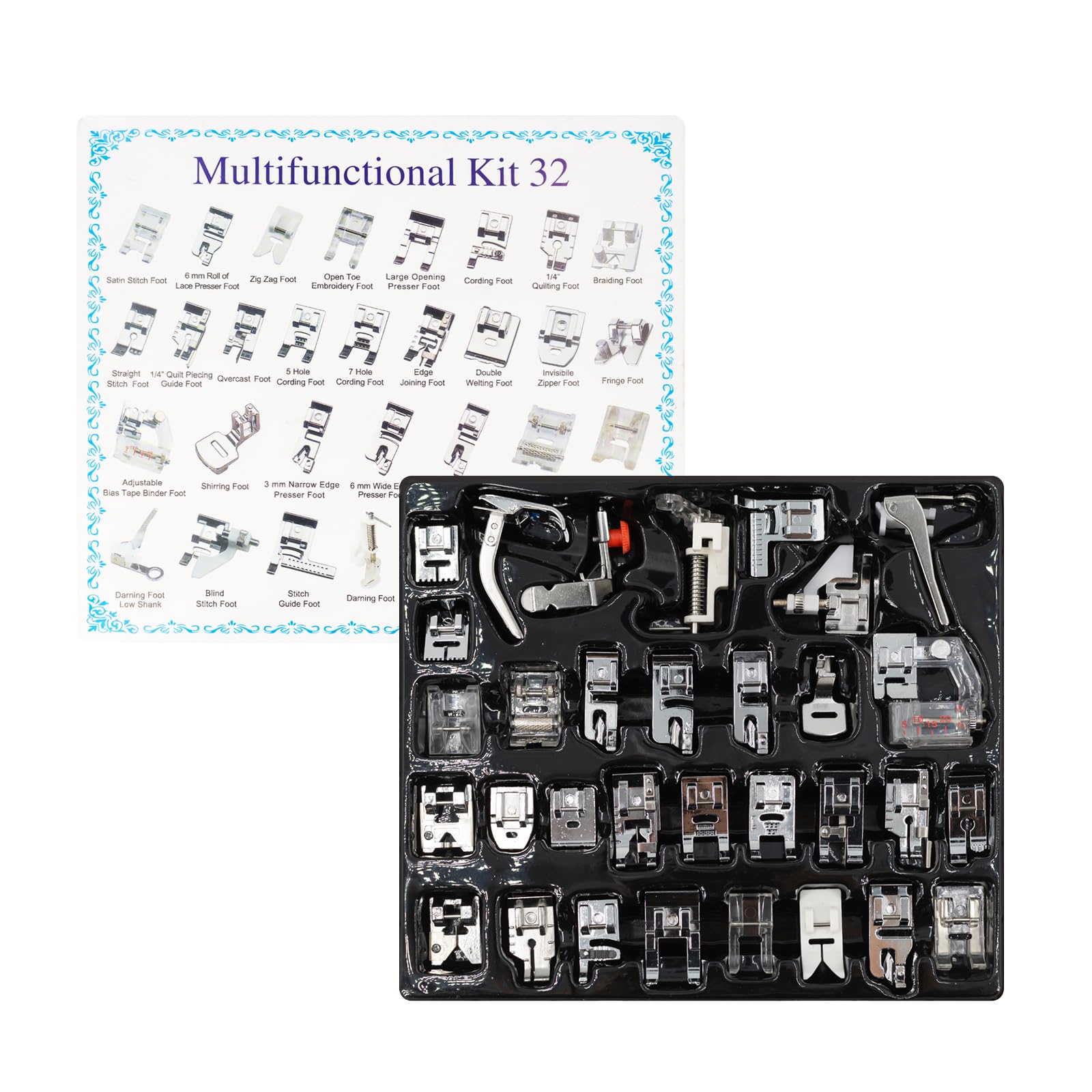 32 in 1 Kit Kaki Penekan Jahit - Sewing Kit ulasan dan harga