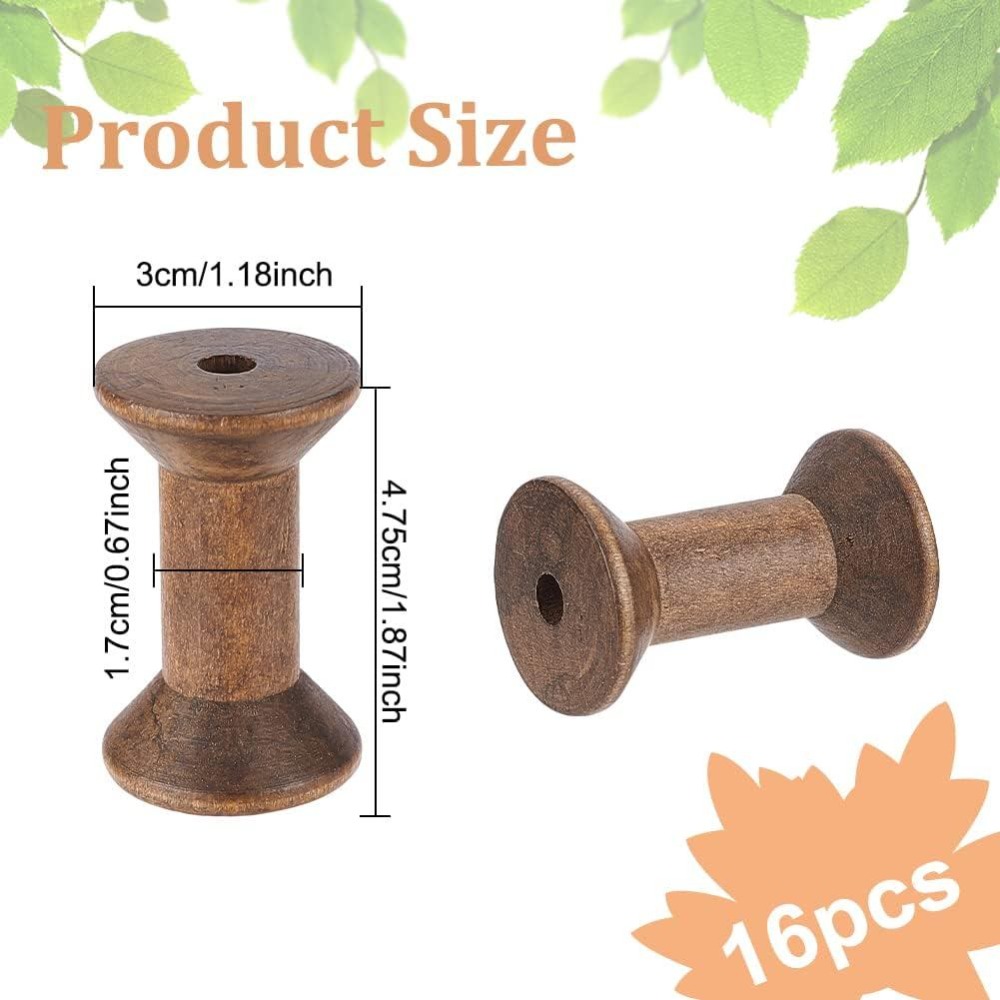 16 Buah Gulungan Benang Kosong - Thread Bobbins Empty ulasan dan harga