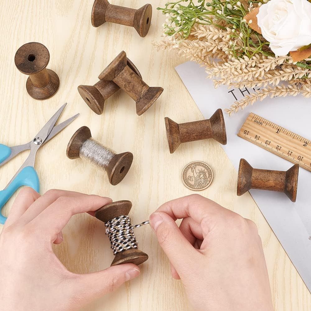 16 Buah Gulungan Benang Kosong - Thread Bobbins Empty ulasan dan harga
