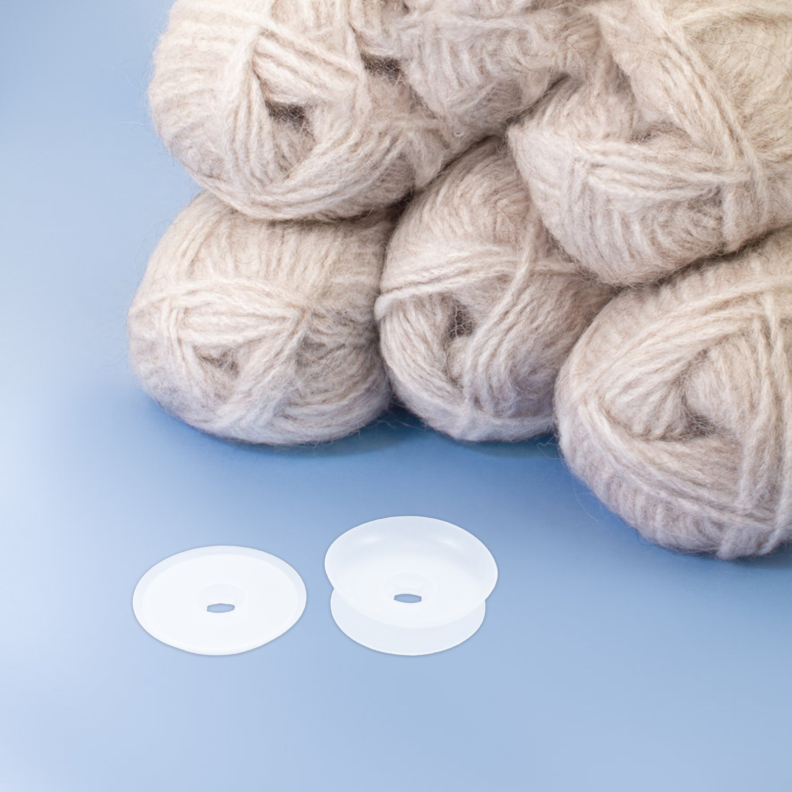 10 Buah Tempat Benang Plastik  - Thread Bobbins Empty ulasan dan harga