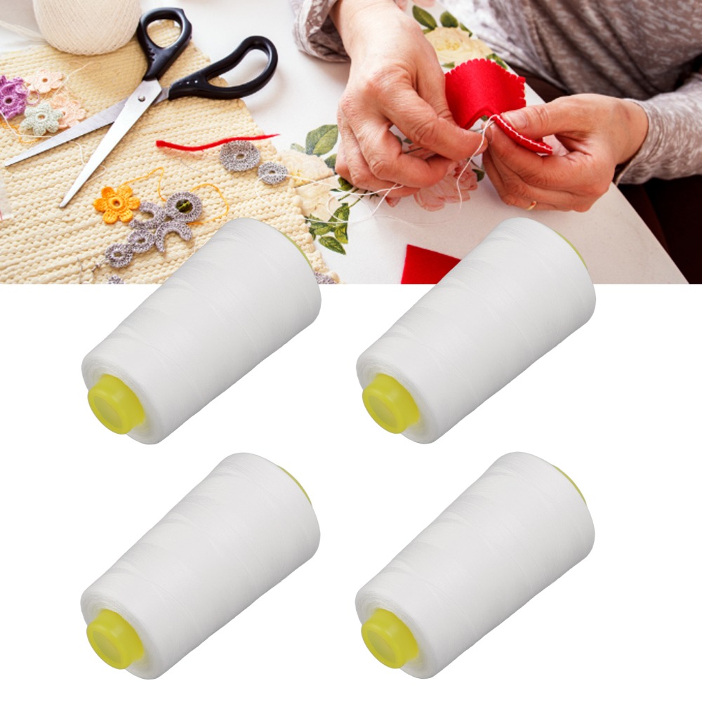4 buah, masing-masing 3000 yar - Serger Thread Cone ulasan dan harga