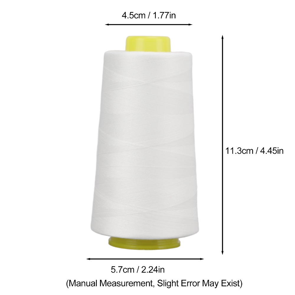 4 buah, masing-masing 3000 yar - Serger Thread Cone ulasan dan harga