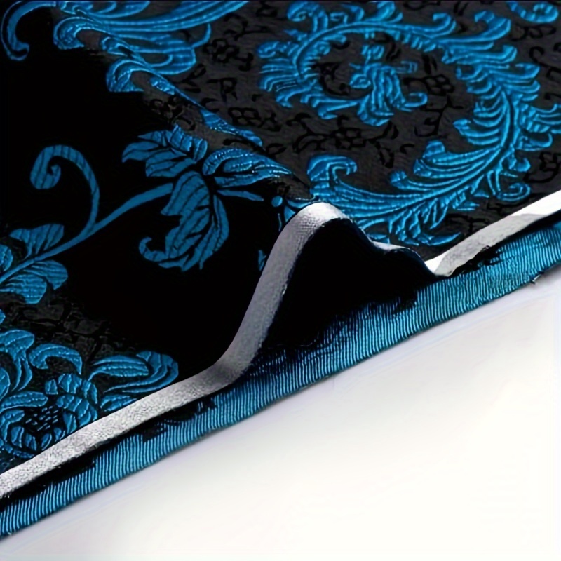 Kain Brokat Ekor Phoenix Biru  - Sewing Garment ulasan dan harga