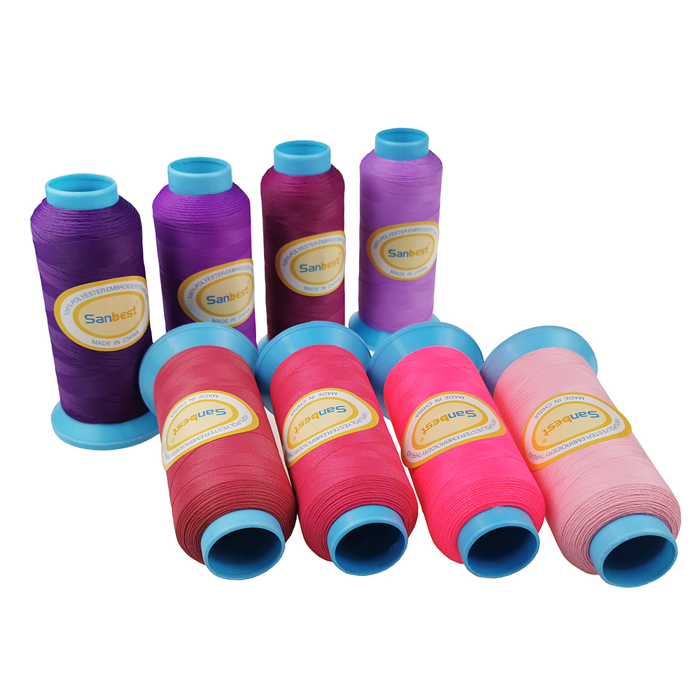 Sanbest Benang Bordir Matt 300 - Serger Thread Cone ulasan dan harga