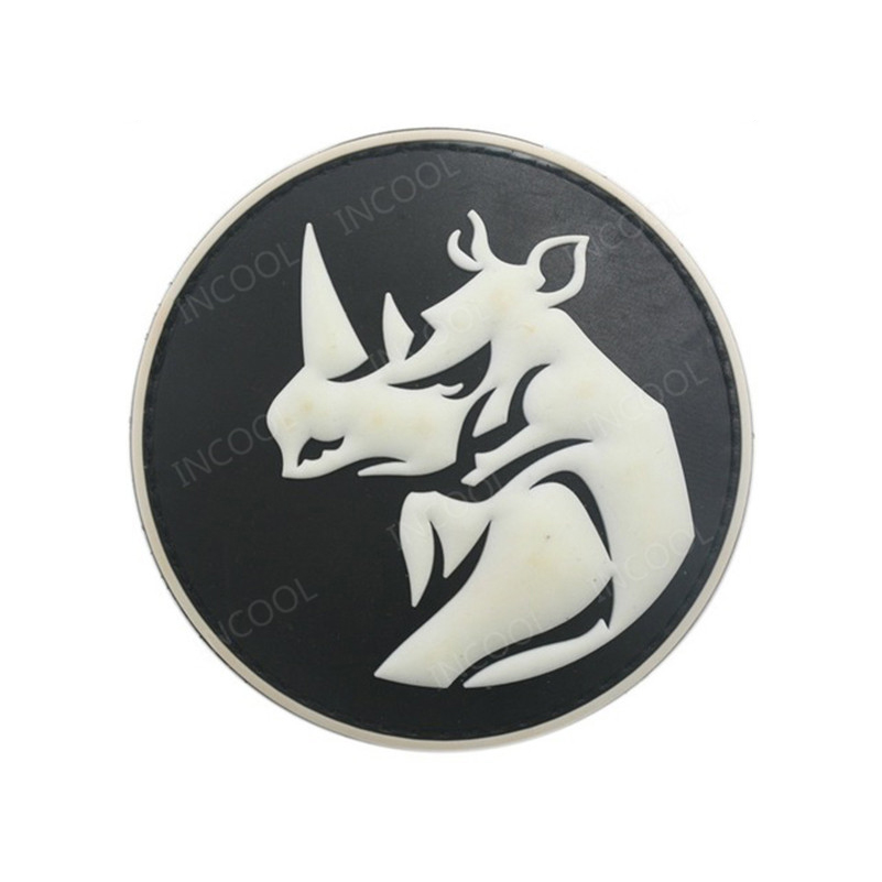 Rhino Head PVC Patch taktis Ho - Velcro Sew On ulasan dan harga