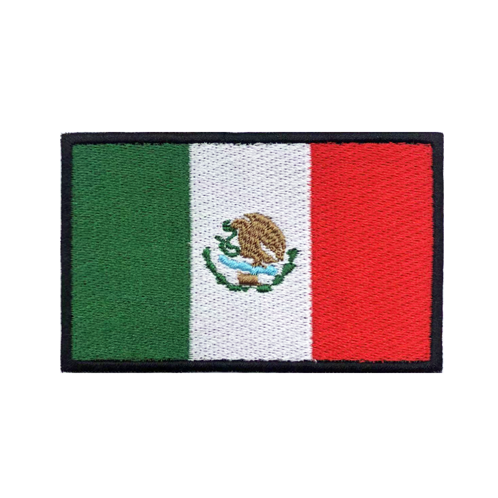 Bendera Meksiko Patch Meksiko  - Velcro Sew On ulasan dan harga