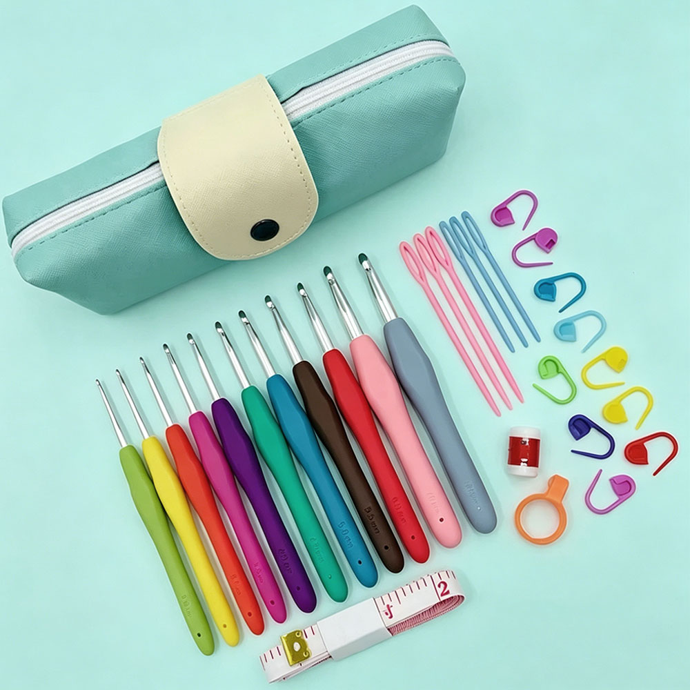 37pcs Set Jarum Rajut Crochet  - Sewing Kit ulasan dan harga